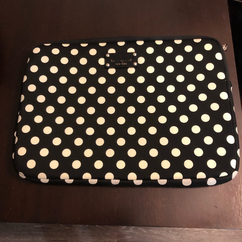 Kate Spade padded laptop sleeve.